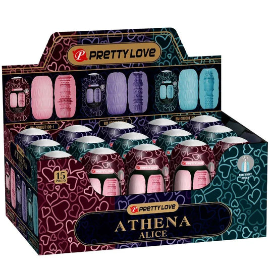 PRETTY LOVE - ATHENA ALICE PACK 15 MASTURBADORES MASCULINOS VARIOS - Nuvica