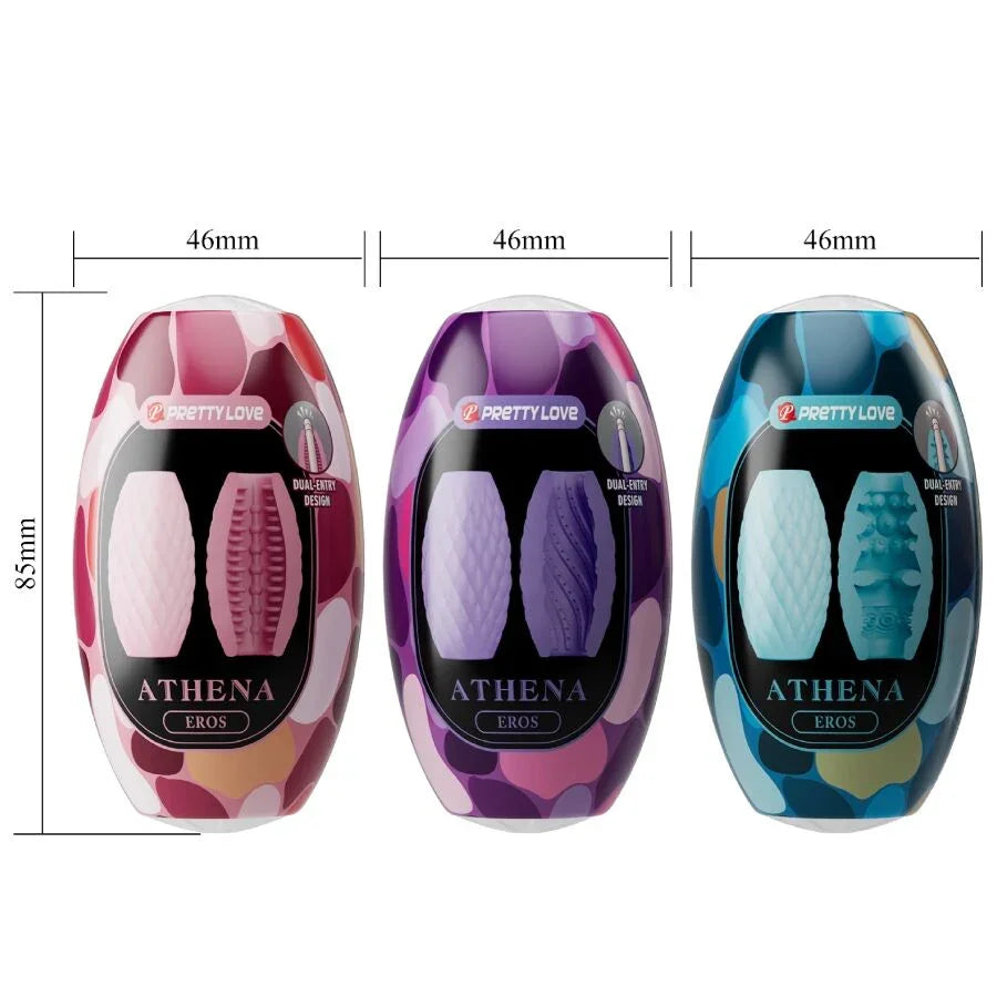 PRETTY LOVE - ATHENA EROS PACK 15 MASTURBADORES MASCULINOS VARIOS - Nuvica