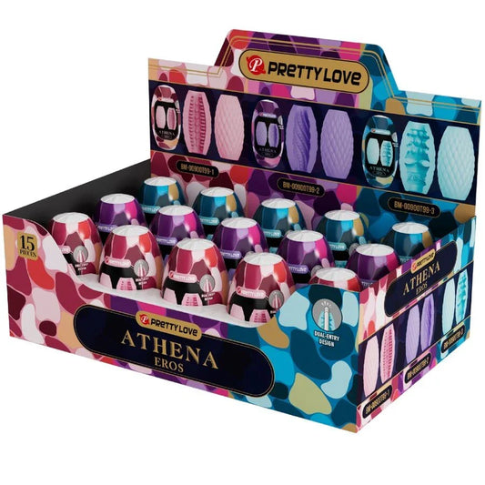 PRETTY LOVE - ATHENA EROS PACK 15 MASTURBADORES MASCULINOS VARIOS - Nuvica