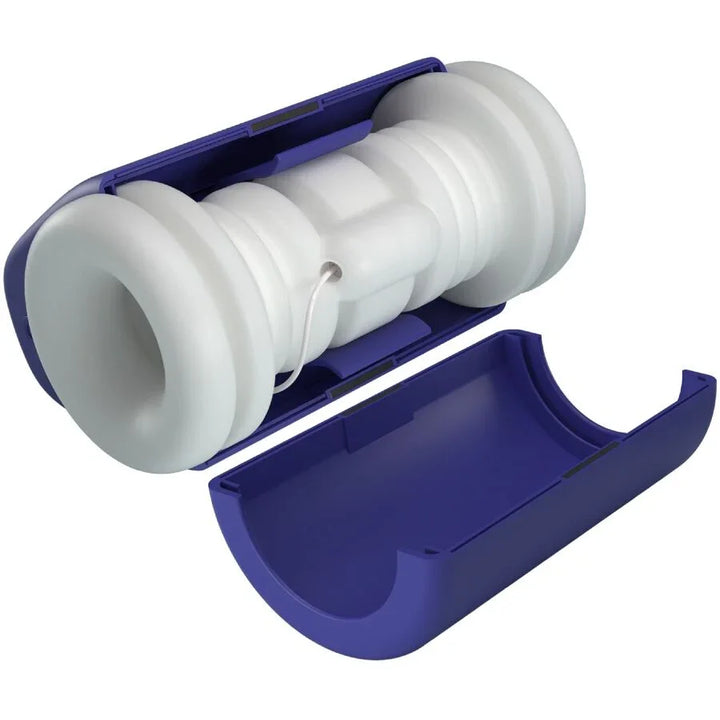 PRETTY LOVE - DJ LADY MASTURBADOR MASCULINO CON VIBRACIÓN 5 CONFIGURACIONES MORADO - Nuvica