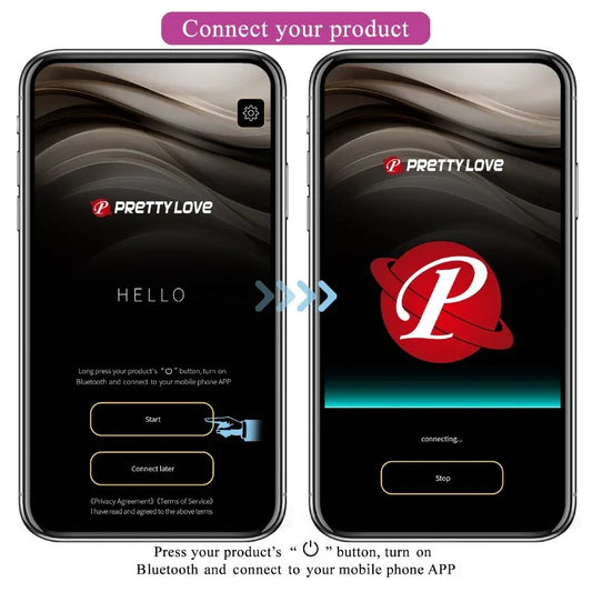 PRETTY LOVE - LEVIATHAN VIBRADOR CONTROLADO POR APP MORADO - Nuvica