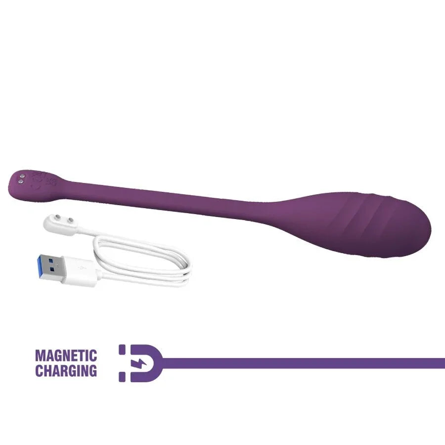 PRETTY LOVE - LEVIATHAN VIBRADOR CONTROLADO POR APP MORADO - Nuvica