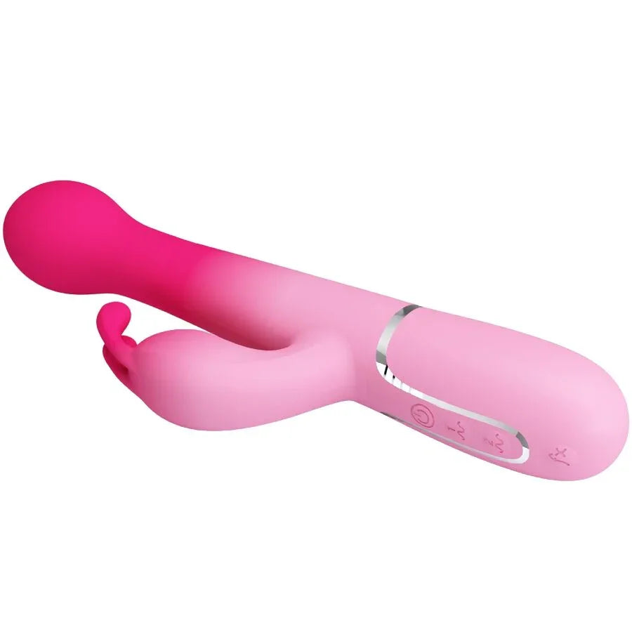 PRETTY LOVE - DEJON VIBRADOR RABBIT 3 EN 1 MULTIFUNCIÓN ROSA - Nuvica