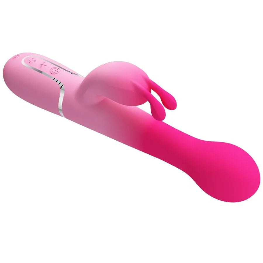 PRETTY LOVE - DEJON VIBRADOR RABBIT 3 EN 1 MULTIFUNCIÓN ROSA - Nuvica