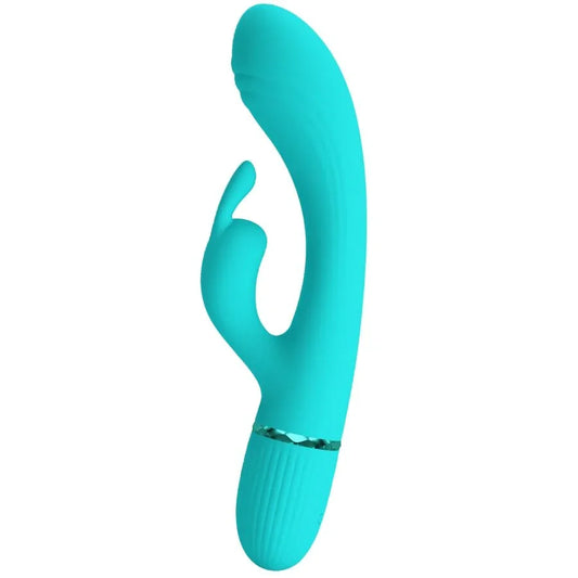 PRETTY LOVE - SCOCCO VIBRADOR RABBIT TURQUESA - Nuvica