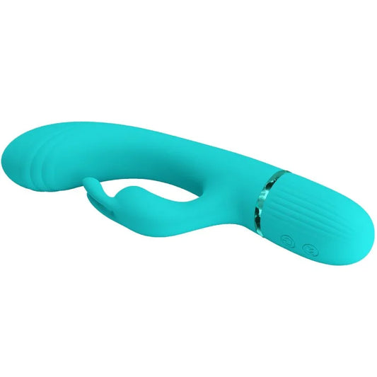 PRETTY LOVE - SCOCCO VIBRADOR RABBIT TURQUESA - Nuvica
