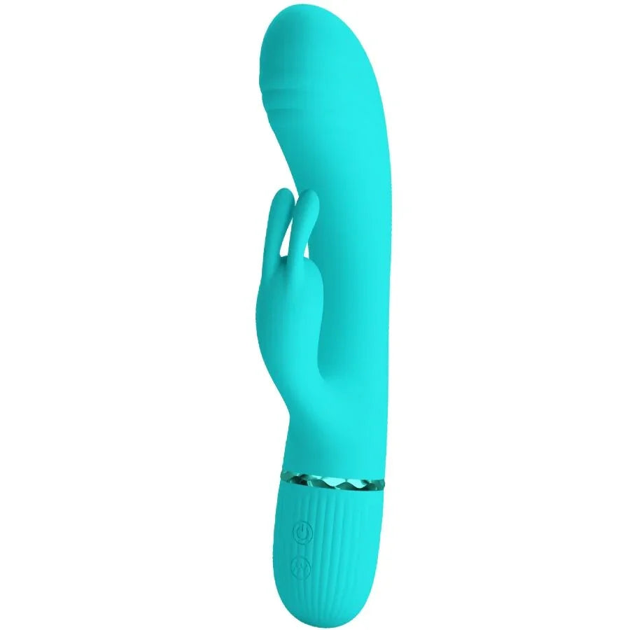 PRETTY LOVE - SCOCCO VIBRADOR RABBIT TURQUESA - Nuvica