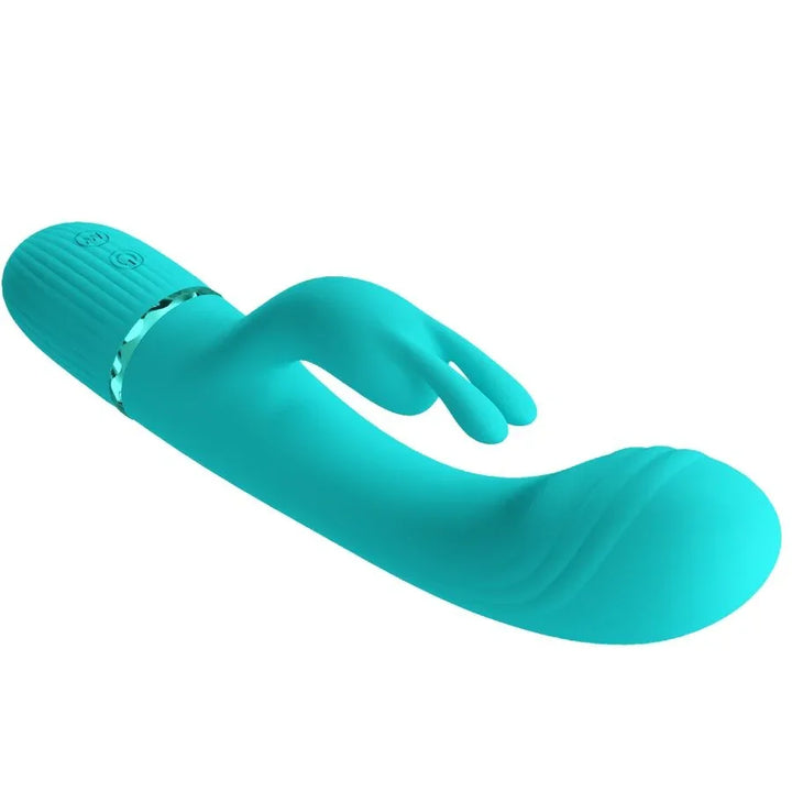 PRETTY LOVE - SCOCCO VIBRADOR RABBIT TURQUESA - Nuvica