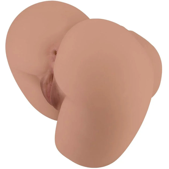 CRAZY BULL - BERNACE TRASERO VIBRADOR CON VAGINA Y ANO REALÍSTICO NATURAL CONTROL REMOTO - Nuvica