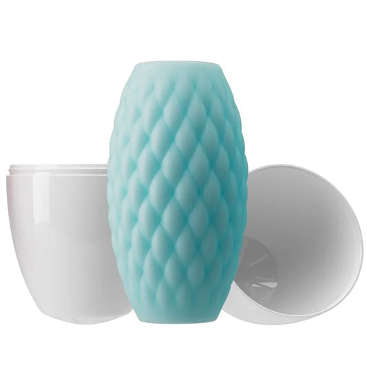 PRETTY LOVE - ATHENA EROS MASTURBADOR MASCULINO SILICONA CELESTE - Nuvica