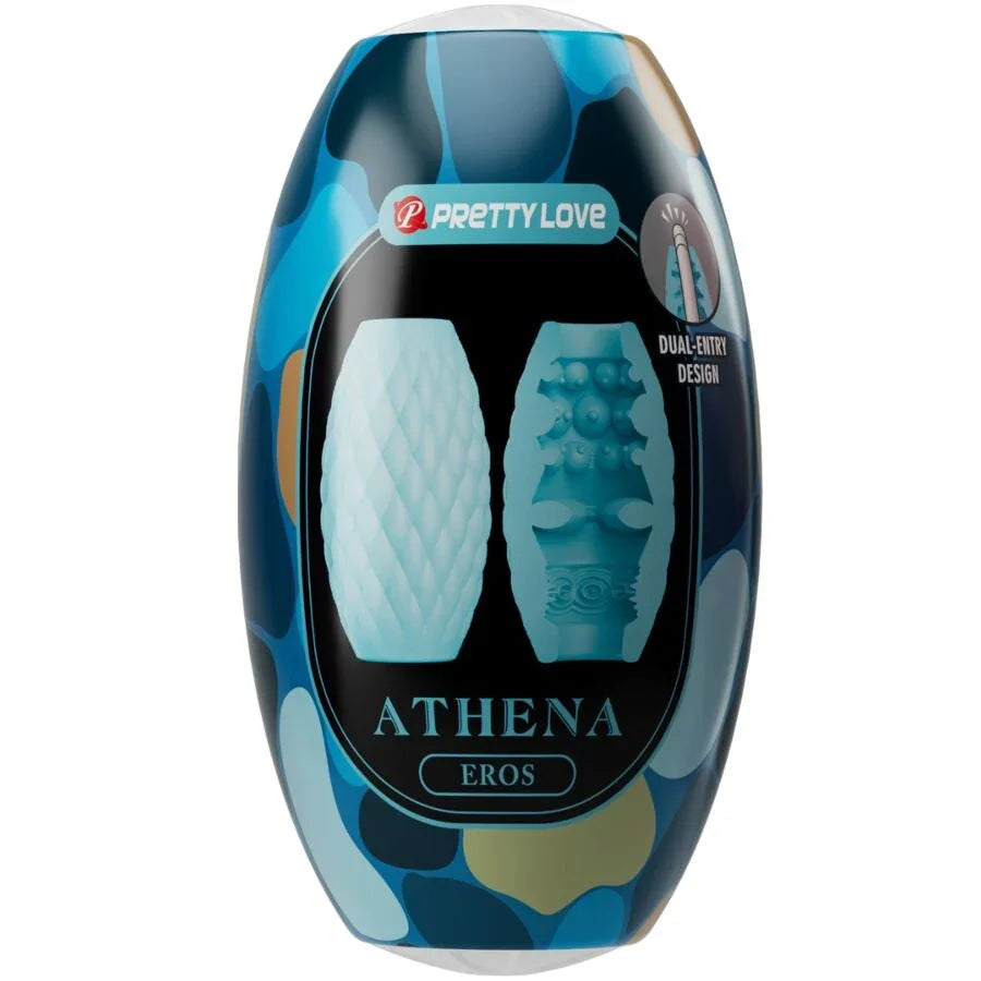 PRETTY LOVE - ATHENA EROS MASTURBADOR MASCULINO SILICONA CELESTE - Nuvica