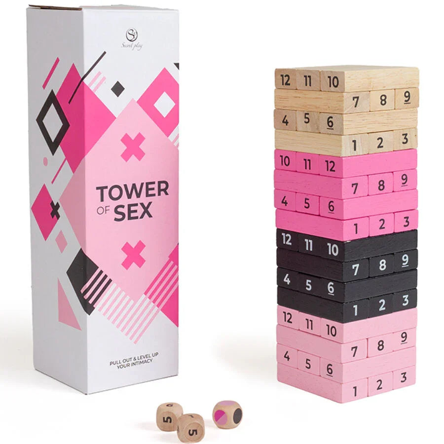 SECRETPLAY - JUEGO DE MADERA TOWER OF SEX - Nuvica