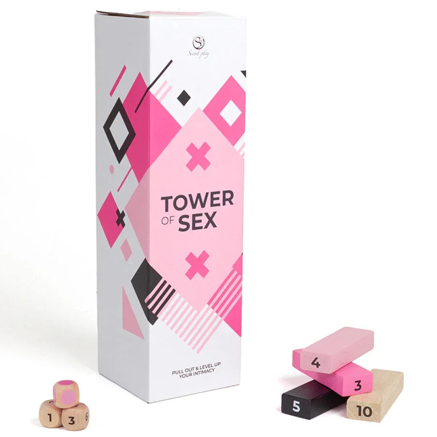 SECRETPLAY - JUEGO DE MADERA TOWER OF SEX - Nuvica