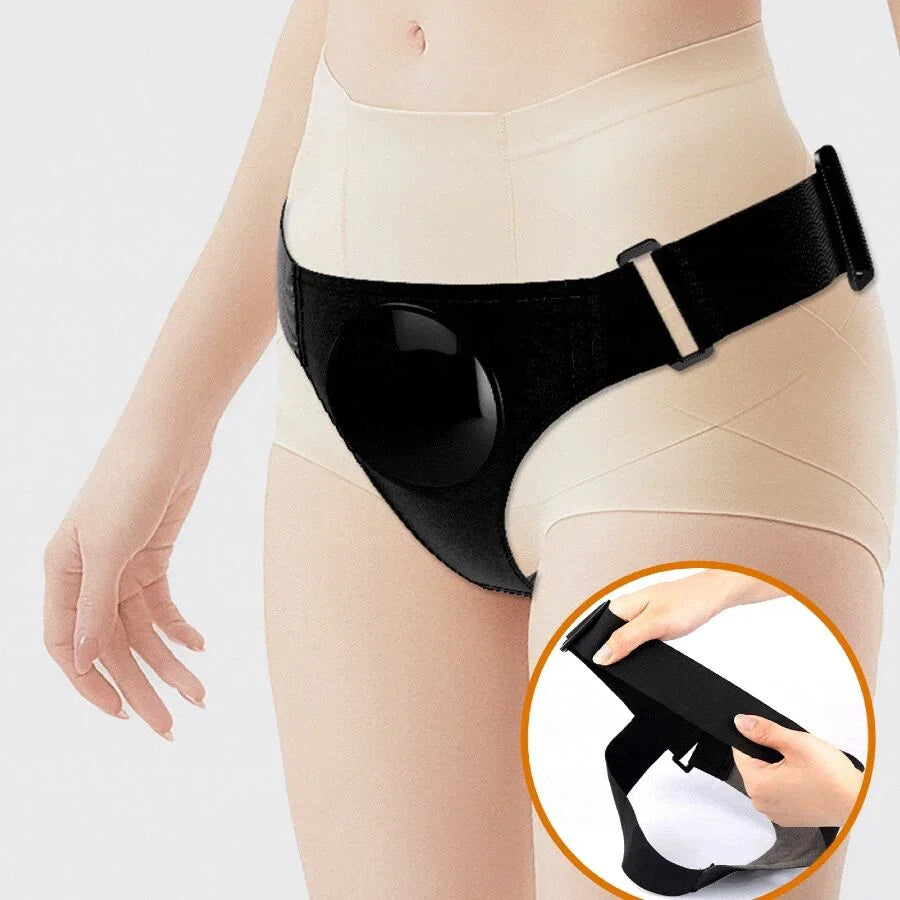 PRETTY LOVE - KYTON HARNESS BRIEFS UNIVERSAL CON DILDO SQUIRTING 19 CM MULATO - Nuvica