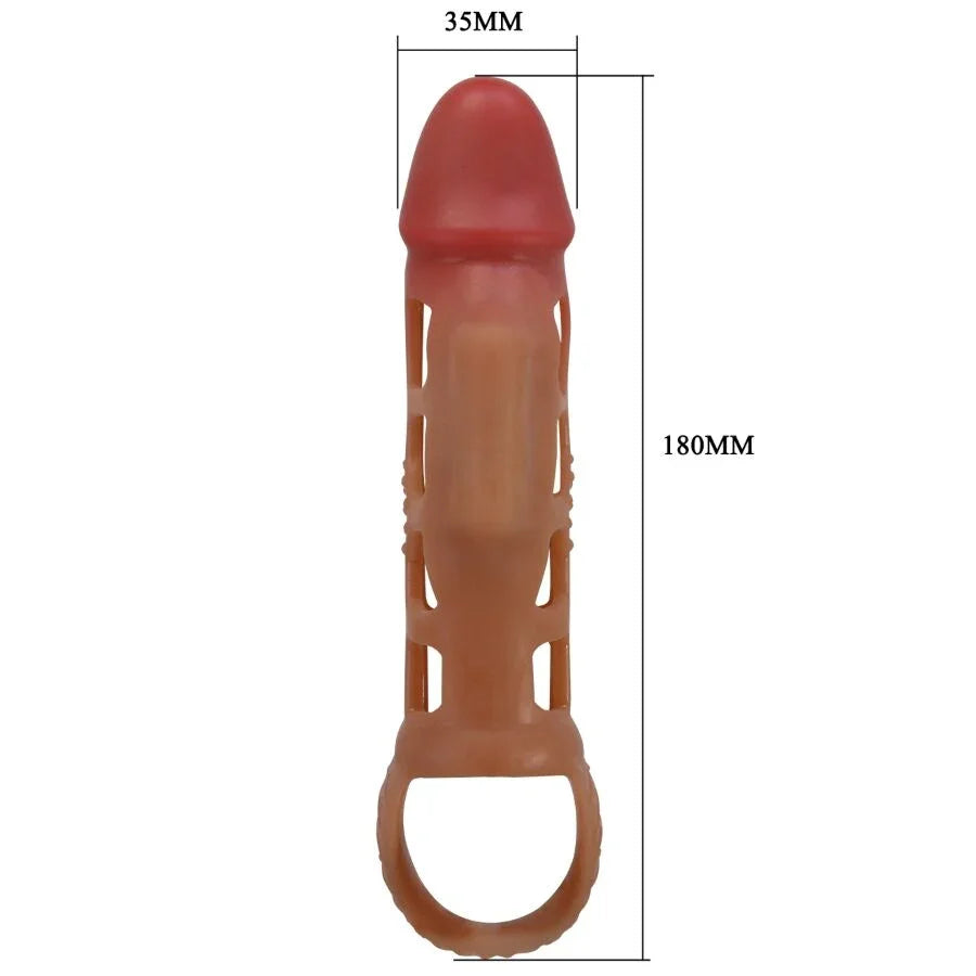 PRETTY LOVE - PRESTON FUNDA PARA PENE CON VIBRACIÓN DE 18 CM - Nuvica