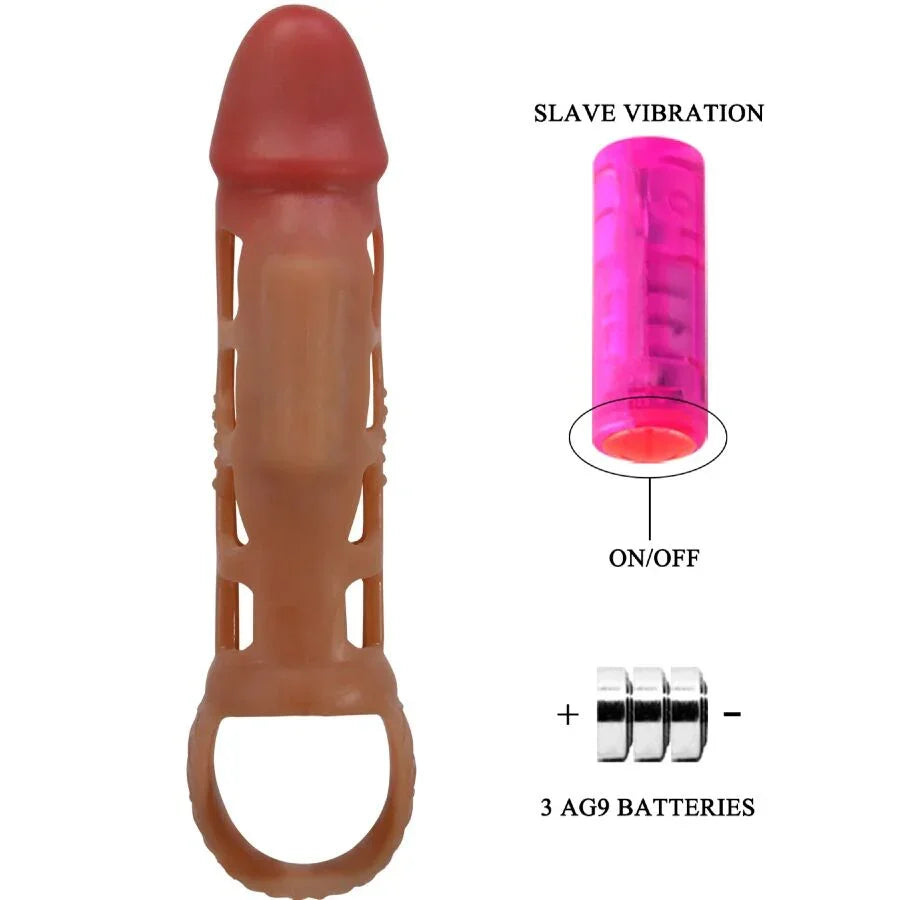 PRETTY LOVE - PRESTON FUNDA PARA PENE CON VIBRACIÓN DE 18 CM - Nuvica