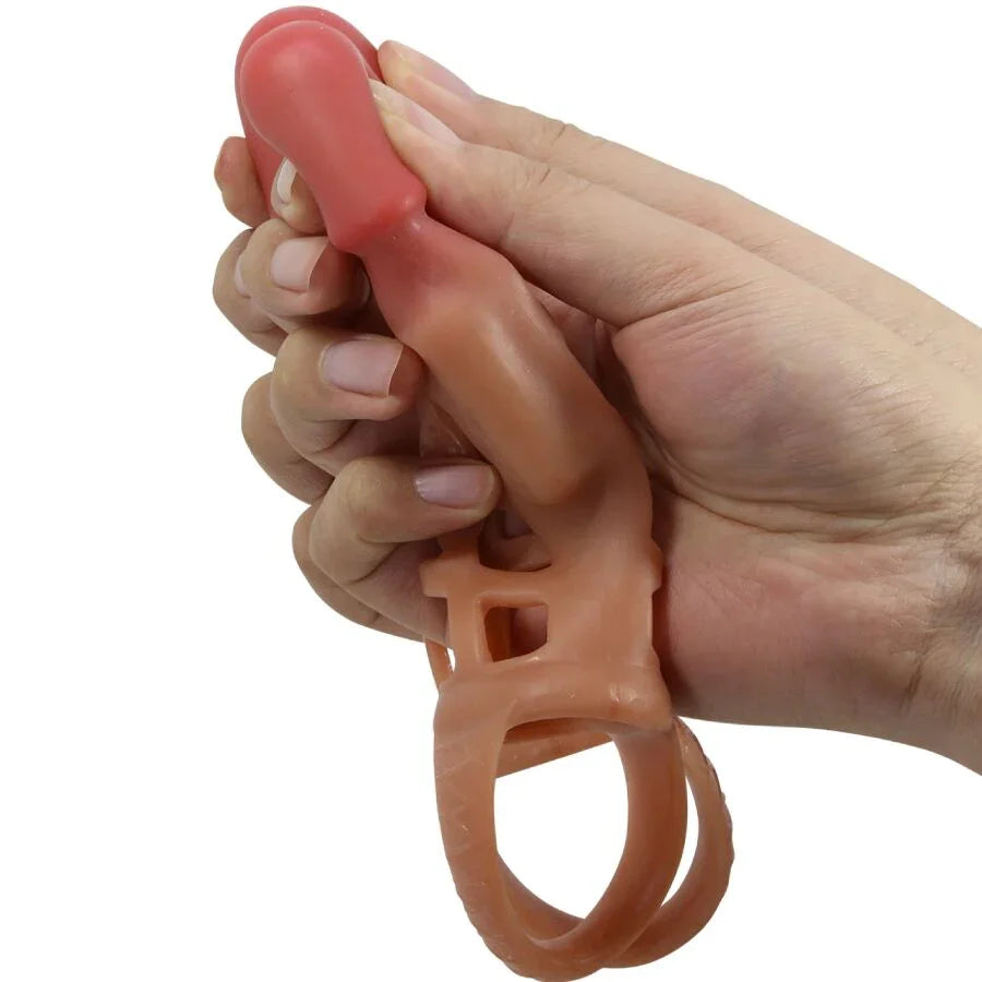 PRETTY LOVE - PRESTON FUNDA PARA PENE CON VIBRACIÓN DE 18 CM - Nuvica