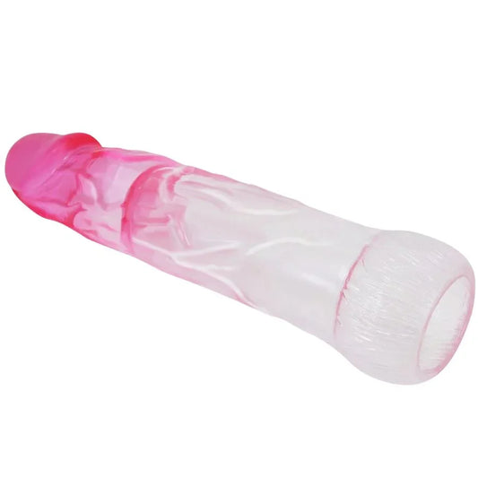 PRETTY LOVE - NERON FUNDA REALÍSTICA ALARGADORA DE 6 CM PARA PENE ROSA - Nuvica