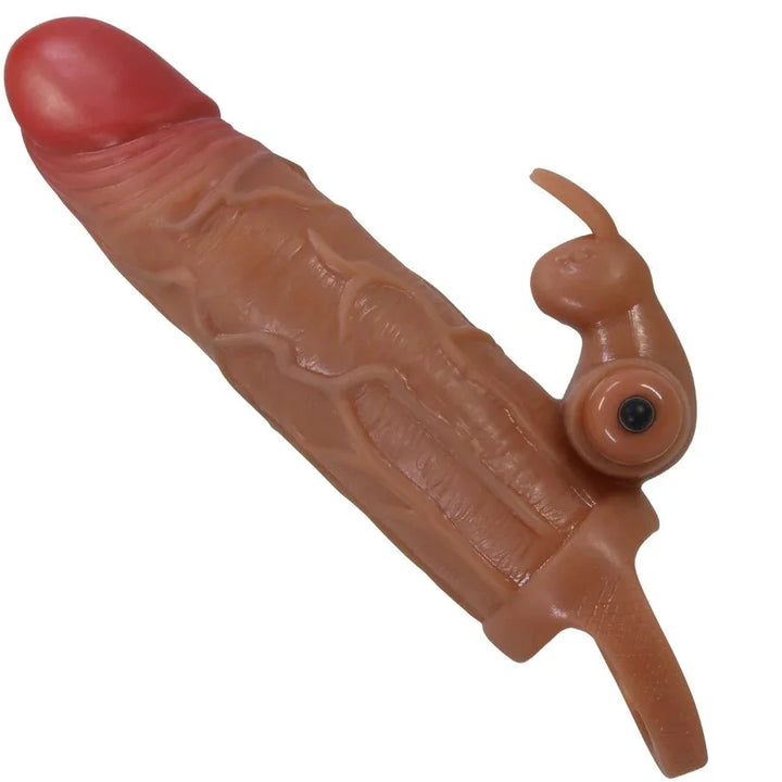 PRETTY LOVE - OSMAR FUNDA PARA PENE + ESTIMULADOR DE CLÍTORIS CON VIBRACIÓN - Nuvica