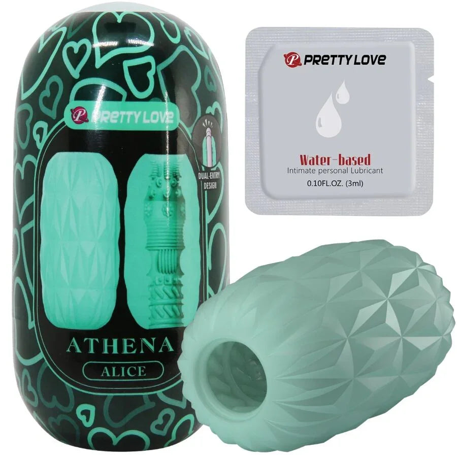 PRETTY LOVE - ATHENA ALICE MASTURBADOR MASCULINO TURQUESA - Nuvica
