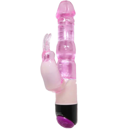 BAILE - WAVES OF PLEASURE FANTASY VIBRADOR CON RABBIT 23 CM - Nuvica