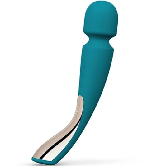 LELO - MASAJEADOR SMART MEDIUM WAND 2 VERDE AGUA - Nuvica