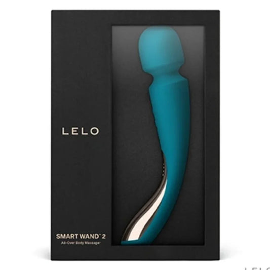 LELO - MASAJEADOR SMART MEDIUM WAND 2 VERDE AGUA - Nuvica