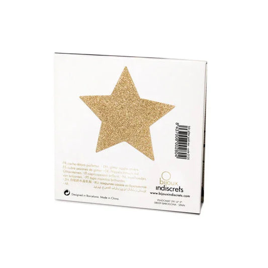 BIJOUX - INDISCRETS PEZONERAS FLASH ESTRELLA DORADA - Nuvica
