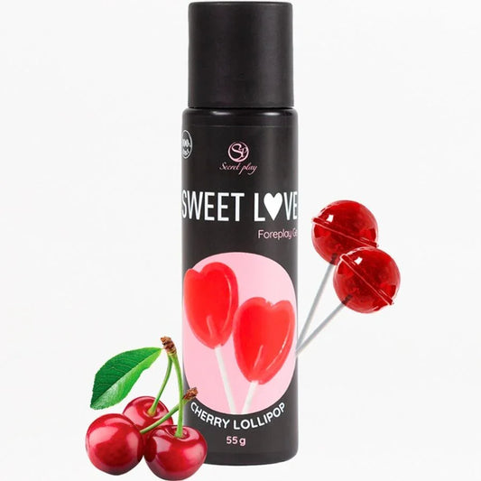 SECRETPLAY - CEREZA LOLLIPOP GEL SWEET LOVE 60 ML - Nuvica