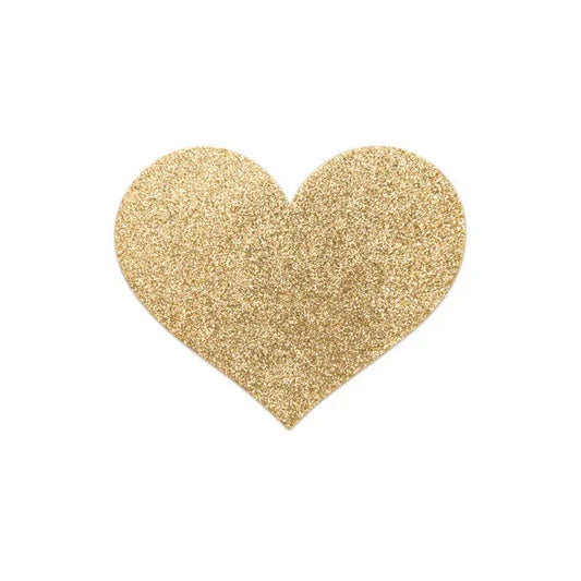 BIJOUX - INDISCRETS PEZONERAS FLASH CORAZÓN DORADO - Nuvica