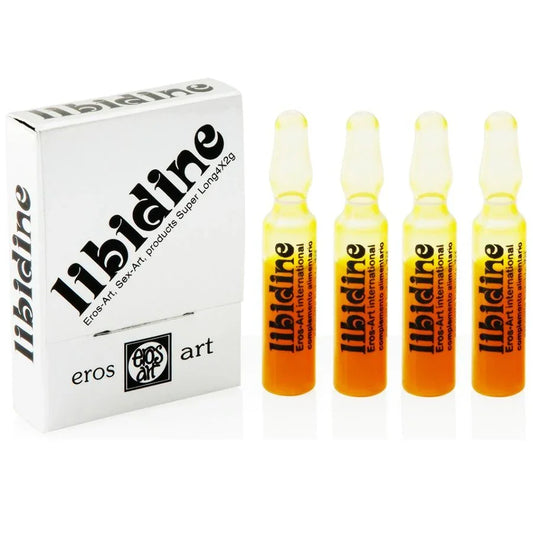 EROS-ART - LIBIDINE AFRODISÍACO NATURAL 4 AMPOLLAS - Nuvica