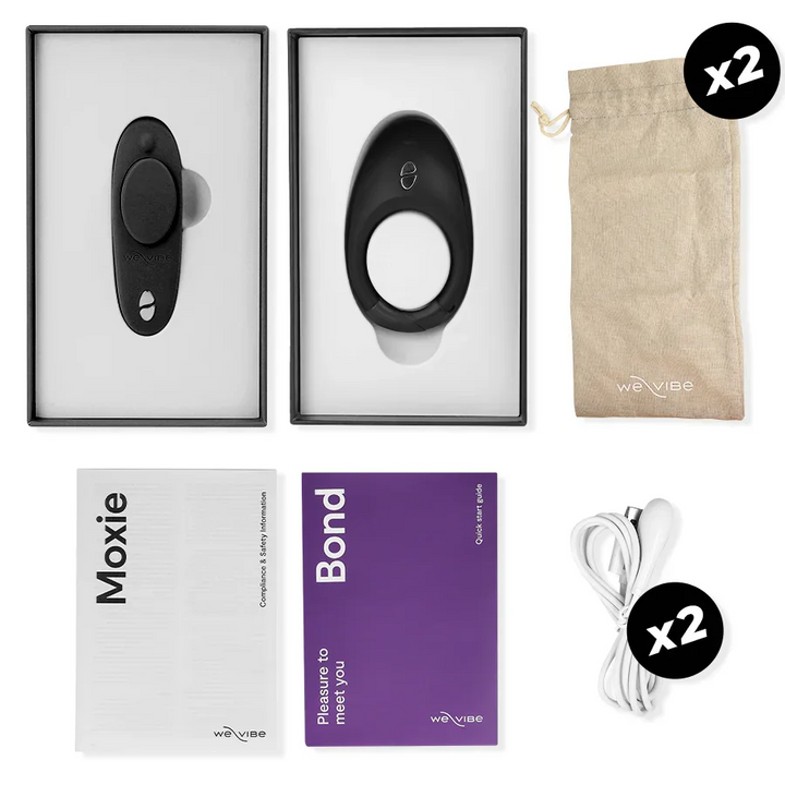 WE-VIBE - TEASE US SET BOND + MOXIE - Nuvica