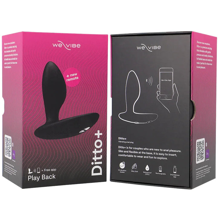 WE-VIBE - VECTOR+ MASAJEADOR DE PRÓSTATA NEGRO - Nuvica