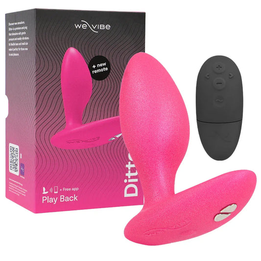 WE-VIBE - DITTO+ PLUG ANAL VIBRADOR ROSA - Nuvica