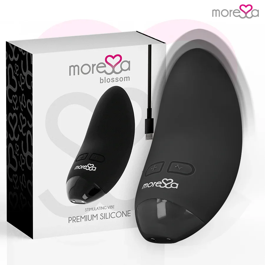 MORESSA - BLOSSOM MASAJEADOR PERSONAL NEGRO - Nuvica
