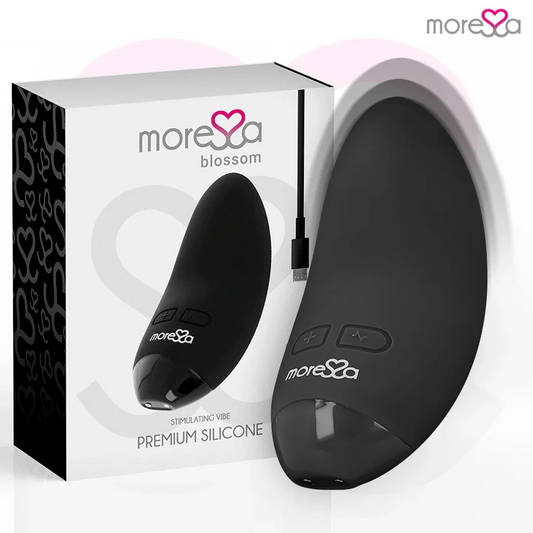 MORESSA - BLOSSOM MASAJEADOR PERSONAL NEGRO - Nuvica