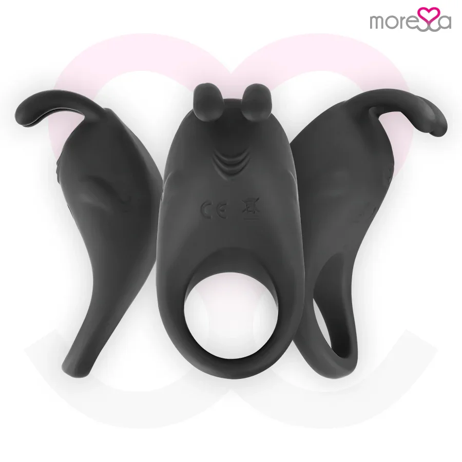 MORESSA - BRAD PREMIUM SILICONE RECARGABLE NEGRO - Nuvica