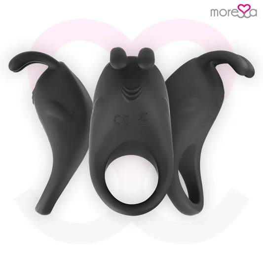 MORESSA - BRAD PREMIUM SILICONE RECARGABLE NEGRO - Nuvica