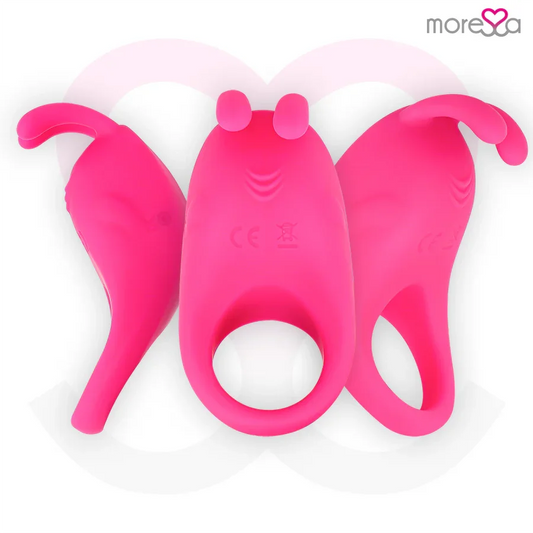 MORESSA - BRAD PREMIUM SILICONE RECARGABLE ROSA - Nuvica