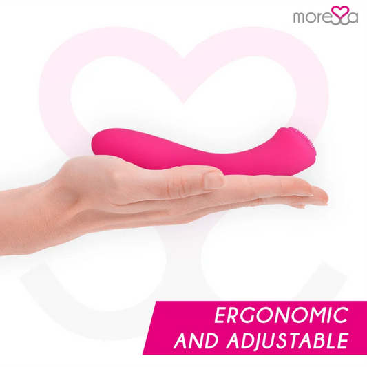 MORESSA - CELSO MASAJEADOR DUO PUNTO G Y SUERO PELVICO PREMIUM SILICONE RECARGABLE - Nuvica