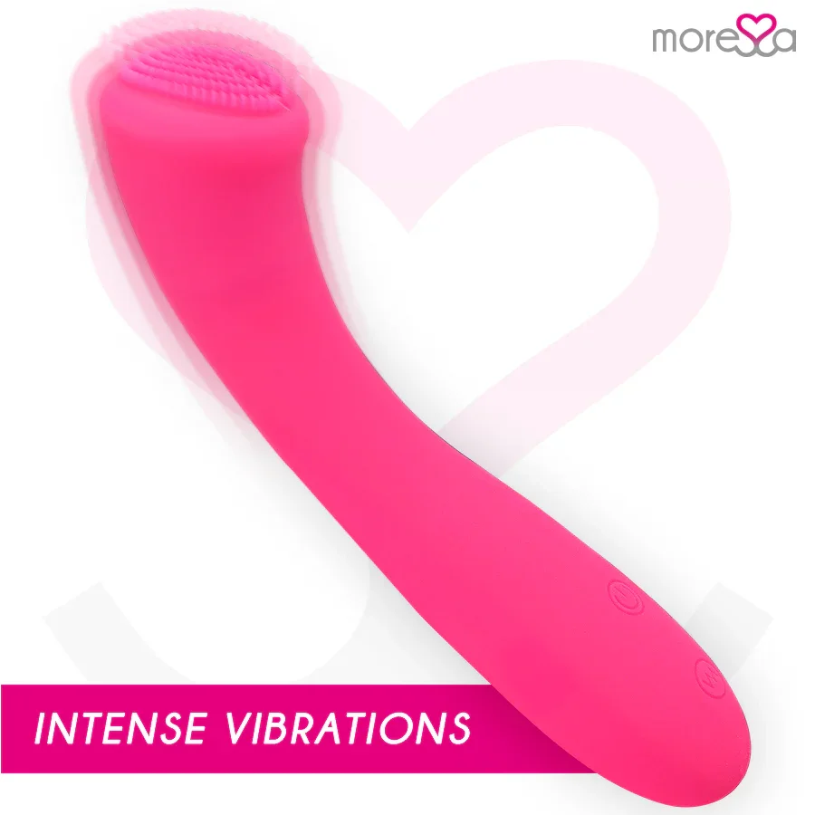 MORESSA - CELSO MASAJEADOR DUO PUNTO G Y SUERO PELVICO PREMIUM SILICONE RECARGABLE - Nuvica