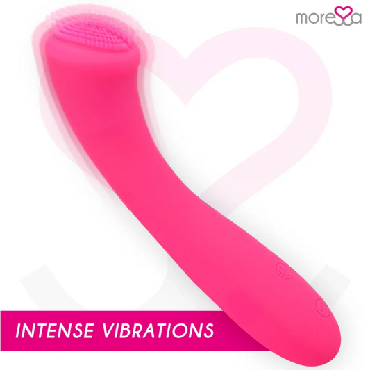 MORESSA - CELSO MASAJEADOR DUO PUNTO G Y SUERO PELVICO PREMIUM SILICONE RECARGABLE - Nuvica