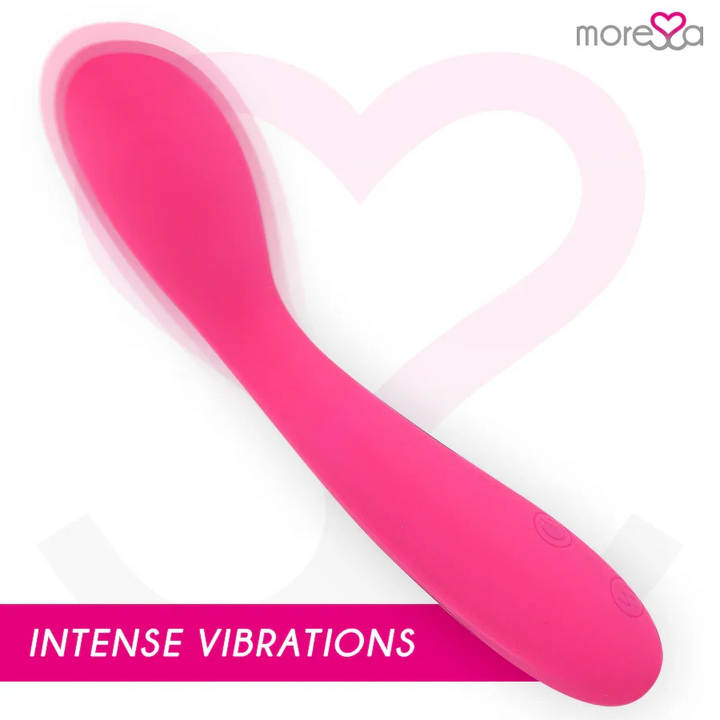 MORESSA - DRUSO MASAJEADOR DUO PUNTO G Y SUERO PELVICO PREMIUM SILICONE RECARGABLE - Nuvica