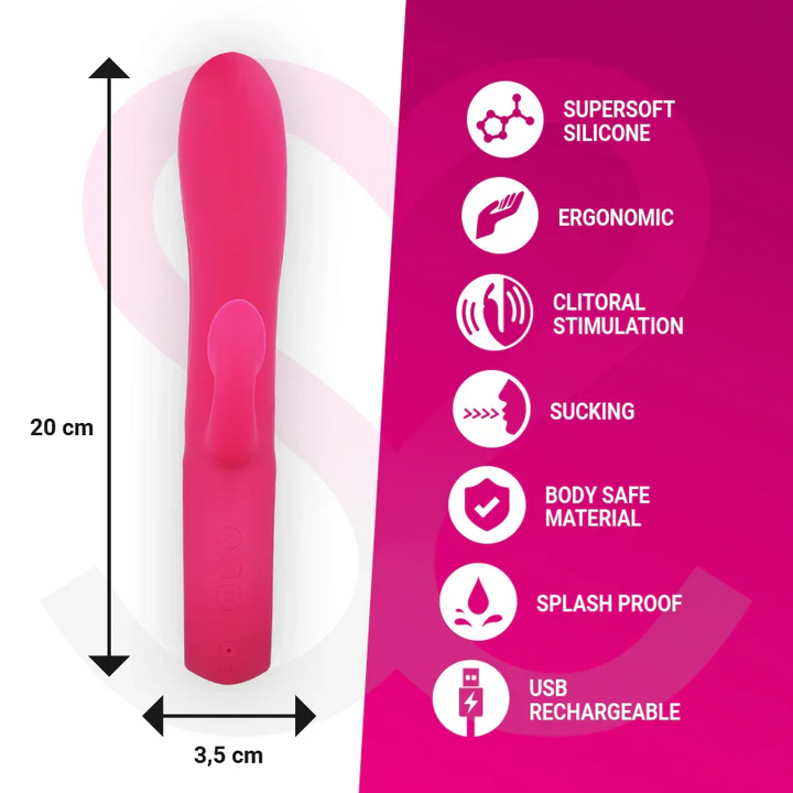 MORESSA - DUSTIN ONDAS ESTIMULADORAS CLITORIAL Y POTENTE VIBRACIÓN PREMIUM SILICONE RECARGABLE - Nuvica