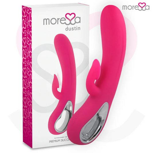 MORESSA - DUSTIN ONDAS ESTIMULADORAS CLITORIAL Y POTENTE VIBRACIÓN PREMIUM SILICONE RECARGABLE - Nuvica