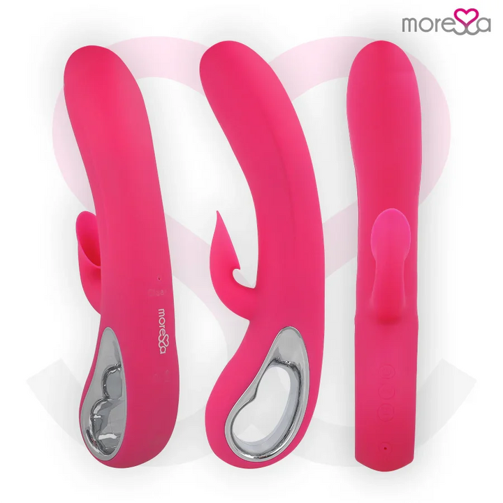 MORESSA - DUSTIN ONDAS ESTIMULADORAS CLITORIAL Y POTENTE VIBRACIÓN PREMIUM SILICONE RECARGABLE - Nuvica