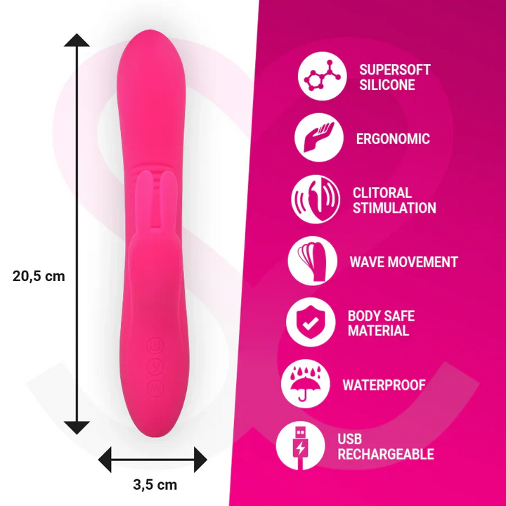 MORESSA - ETHAN EFECTO WAVE MAS POTENTE VIBRACIÓN PREMIUM SILICONE RECARGABLE - Nuvica
