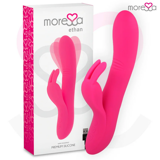 MORESSA - ETHAN EFECTO WAVE MAS POTENTE VIBRACIÓN PREMIUM SILICONE RECARGABLE - Nuvica