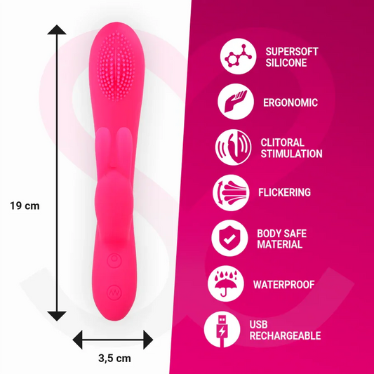 MORESSA - GINO TICKLING VAGINAL PREMIUM SILICONE RECARGABLE - Nuvica