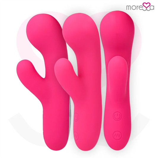 MORESSA - JERRY CLIP VIBRADOR PUNTO G Y CLITORIS PREMIUM SILICONE RECARGABLE - Nuvica